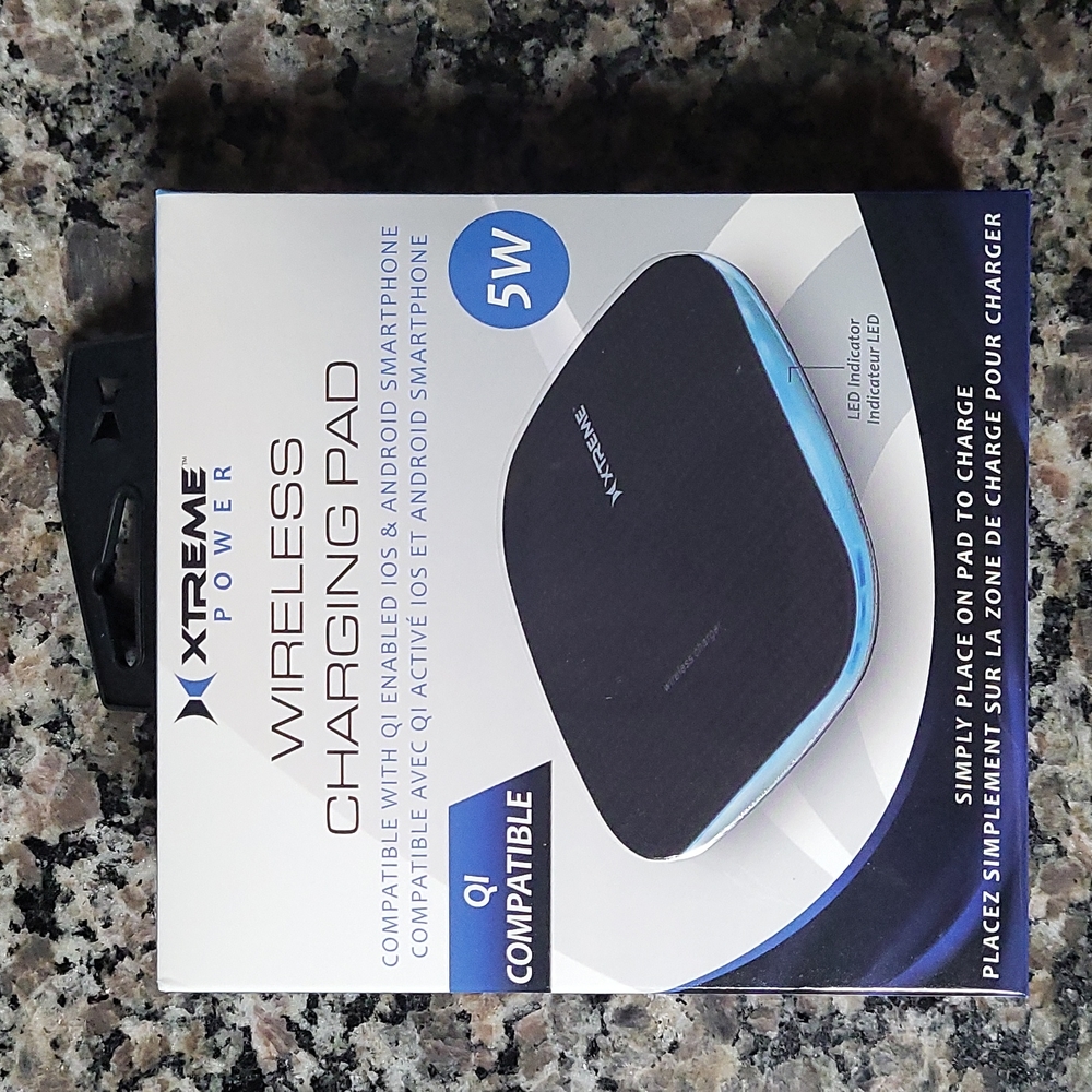 XTREME Power Wireless Charging Pad 5W, Q1 compatible new for IOS & Android box